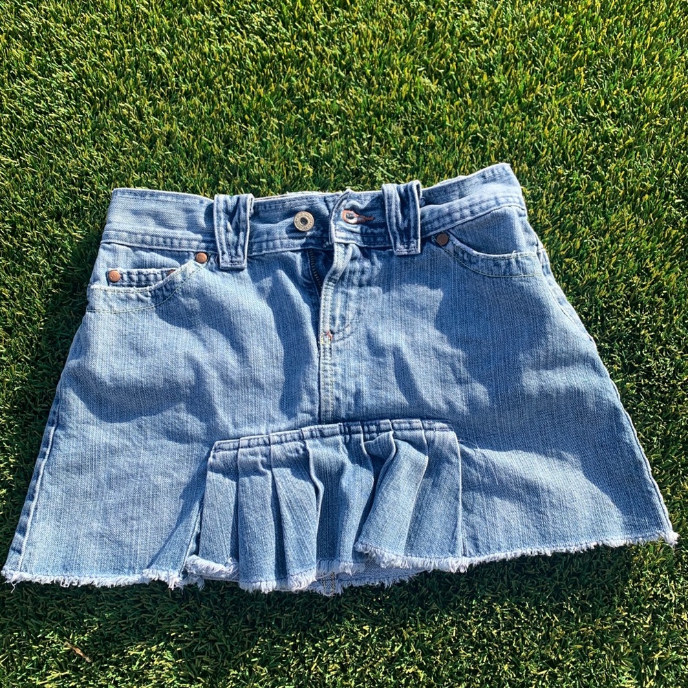 Y2k Denim Mini Skirt